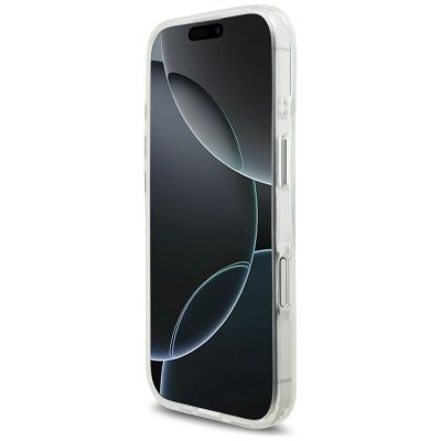 5. Karl Lagerfeld IML Karl RSG Logo MagSafe Case for iPhone 17 - Transparent