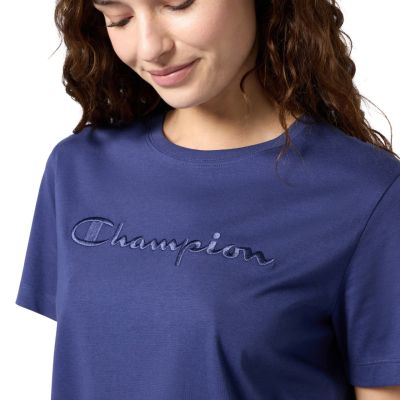 4. Champion SS Tee Women's Blue 118382 BS200