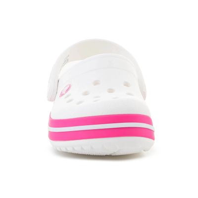 2. CROCS CROCBAND KIDS CLOG T WHITE/PINK CRUSH 207005-6WU