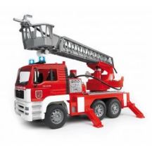 BRUDER MAN fire truck with folding ladder