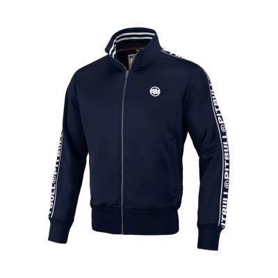 Men's Pit Bull West Coast Oldschool Tape Logo Terry Sweatshirt - 14230359