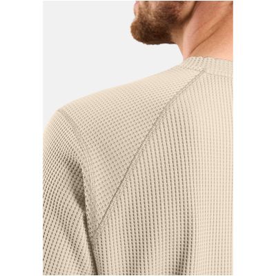 5. Odlo Mid Layer CUBIC Hoodless Sweatshirt, Grey