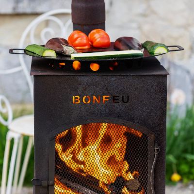 33. BonFeu BonCarré garden fireplace rusty 3503R