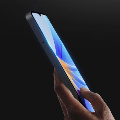 7. Dux Ducis 9D Tempered Glass Oppo A17 9H tempered glass with black frame