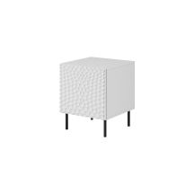 HOLE bedside table 2 pcs. 44x40.5xH53.5 white matt