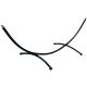 2. METAL HAMMOCK STAND 295x95x100CM 150KG