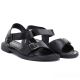 4. Women's black leather sandals Vinceza 26-62303