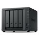 NAS Synology DS425+, Tower, 4x (3.5" SATA HDD/ 2.5" SATA SSD), 2 x M.2, Intel Celeron J4125, 2 GB DDR4 non-ECC (max.6GB), 1x 1GbE RJ-45; 1x 2.5GbE RJ-45, 2x USB 3.2.1 - Synology drives ONLY