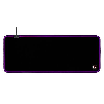 10. GEMBIRD GAMING MOUSE PAD, WITH LED LIGHT EFFECT, BLACK, SIZE - L