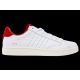 K-swiss LOZAN KLUB LTH WHITE/MARS RED/SNOW WHITE-M sneakers (07263-113-M)