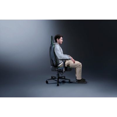 6. Razer Iskur V2 Gaming Chair Upholstered Seat Gray
