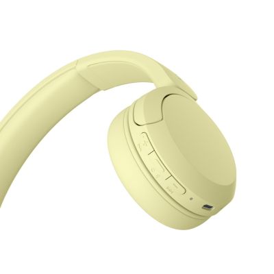 6. Sony WH-CH520 Wireless Headphones in Yellow