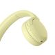6. Sony WH-CH520 Wireless Headphones in Yellow