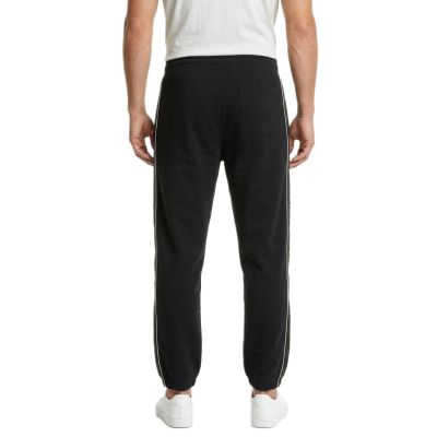 2. Calvin Klein Fleece Logo Tape Jogger Black - LZ04LE291G-UB1