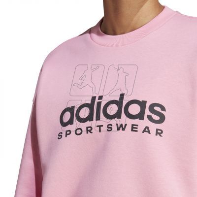 6. Adidas All Szn Fleece Graphic Sweatshirt IC8716