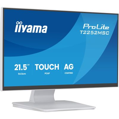 2. iiyama ProLite T2252MSC-W2AG computer monitor 54.5 cm (21.4") 1920 x 1080 px Full HD LCD Touchscreen White