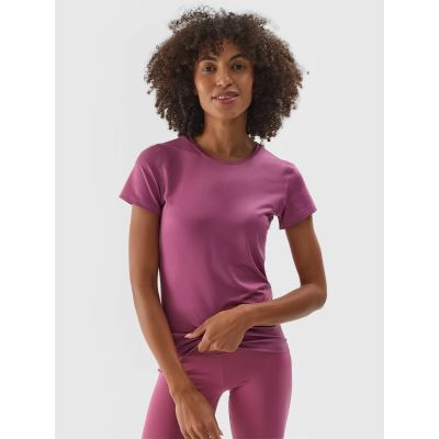 Women's quick-drying regular training T-shirt 4F 4FWAW24TFTSF1011-53S
