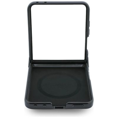 6. Karl Lagerfeld Karl&Choupette Pins MagSafe Case for Samsung Galaxy Z Flip 8 - Black