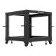 OPEN RACK 19" 9U 600X600-1100 ADJUSTABLE BLACK LANBERG