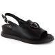 8. Filippo W PAW534A leather wedge sandals, black