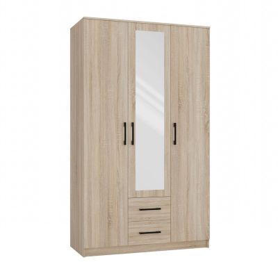 ROMANA WARDROBE 120X205 SONOMA WITH MIRROR