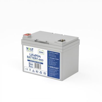 VOLT POLAND LITHIUM IRON PHOSPHATE BATTERY LiFePO4 12V 33Ah 30A