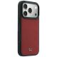 4. Mercedes Leather Mesh with Bow Line MagSafe Case for iPhone 18 Pro Max / 17 Pro Max - Burgundy