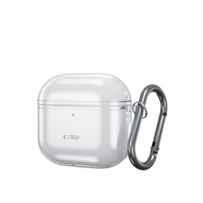 2. Tech-Protect FLEXAir Case for Apple AirPods 4 - Transparent