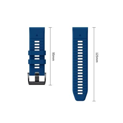 4. Tech-Protect Iconband Pro Strap for Garmin Fenix 5X / 5X Plus / 6X / 6X Pro / 7X / 8 / 8 Pro / 9 / 9 Pro (51 mm) – Navy Black