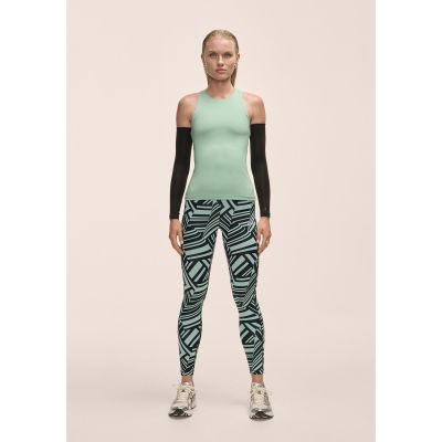 4. Casall Essential Printed Tights Women's Leggings Green