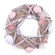 DECORATIVE WREATH GRAY DIAMETER 24CM