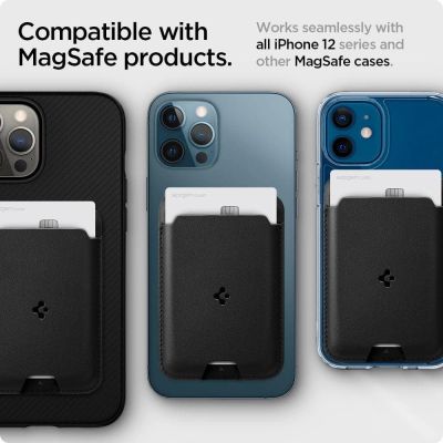 15. Spigen Valentinus Magnetic Wallet with MagSafe - Black