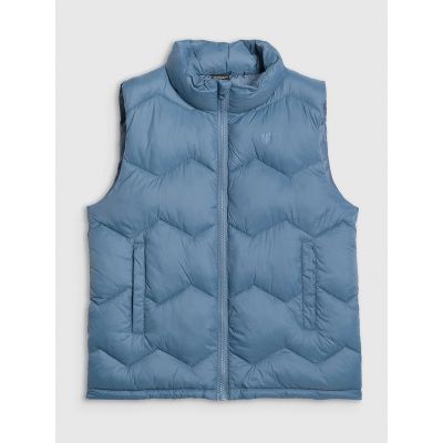 4. Boy's down vest with synthetic filling 4F 4FJRAW25TVJAM325-32S