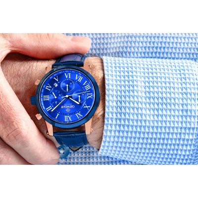 5. Giewont Chronograph Sapphire Copper Blue Men's Watch GW6260-A5