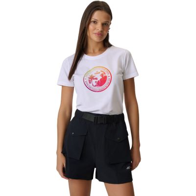 Women's T-shirt 4F F2718 white 4FWSS26TTSHF2718 10S