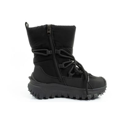 4. Lee Cooper women's winter hiking sports shoes, insulated, black, natural leather