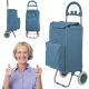15. SHOPPING BAG ON WHEELS WITH FRAME 40L BLUE
