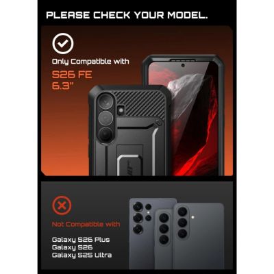 11. Supcase Unicorn Beetle Pro Case for Samsung Galaxy S26 FE - Black