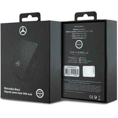 5. Powerbank Mercedes Stars Pattern MagSafe 5W 3000mAh - black