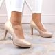 2. Sergio Leone W SK53N beige high-heeled and platform pumps
