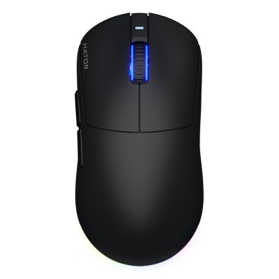HATOR Quasar 3 Wireless Gaming Mouse Ambidextrous RF Wireless + Bluetooth + USB Type-A Optical 12000 DPI