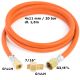 2. Reduction connection to a tourist gas cylinder G 3/8" L - 7/16" hose 1.5 m