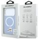 8. Karl Lagerfeld with Ring Stand 360 Karl & Choupette Heads Pin MagSafe Case for iPhone 18 Pro Max / 17 Pro Max - Light Blue