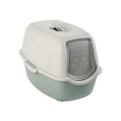 ROTHO Bailey White and Green - Cat Litter Box