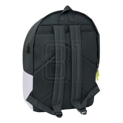 3. Real Madrid sports backpack with USB and laptop compartment double backpack 612554820