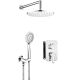 Concealed shower set with mixing box