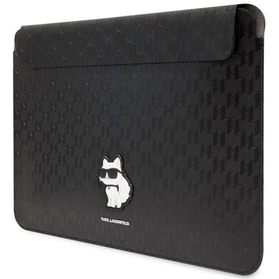 2. Karl Lagerfeld Saffiano Monogram Choupette case for a 14" laptop - black