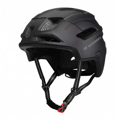 3. Wozinsky full-face bicycle helmet with removable visor, lightweight, L - black
