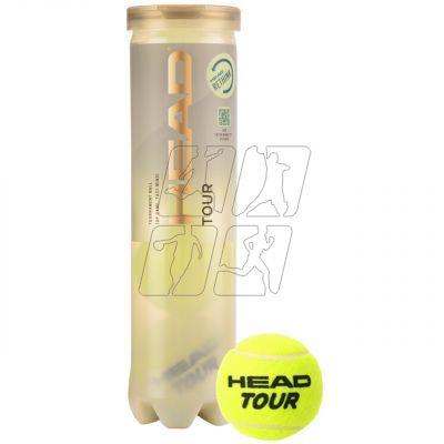 Head Tour tennis balls 4 pcs 570704