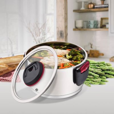 7. Pot with foldable handles + lid MR-3530-22 4.2L